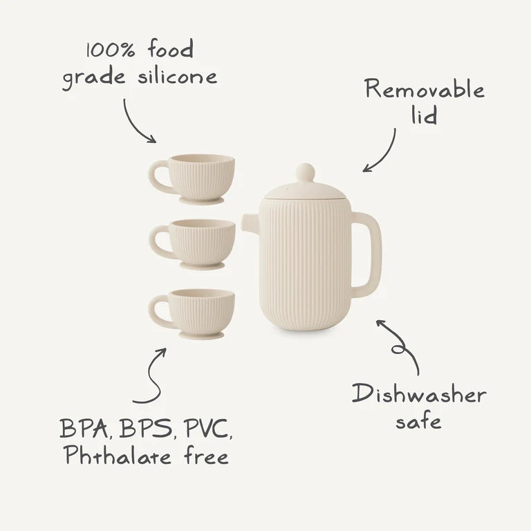 SILICONE TEA PLAY SET