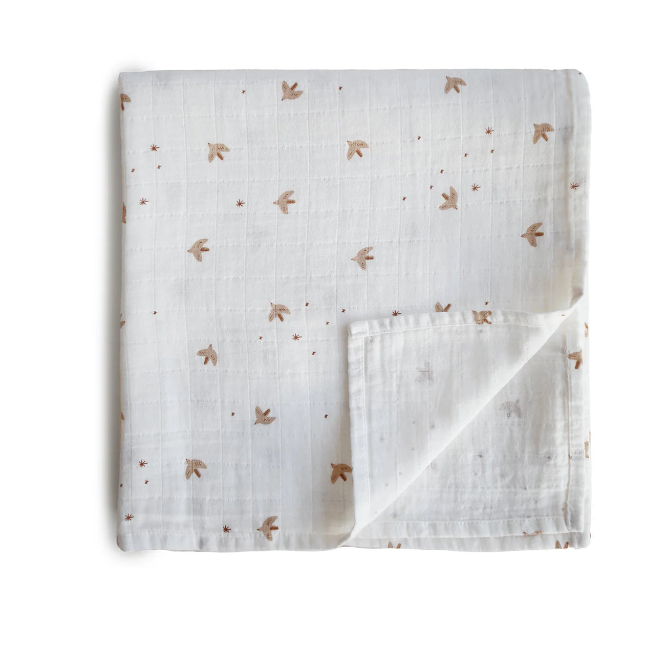 ORGANIC COTTON MUSLIN SWADDLE BLANKET - PRINT