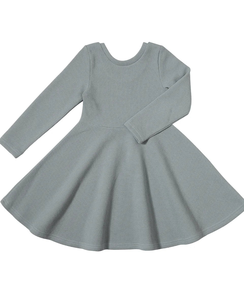 GREY ABBY THERMAL DRESS