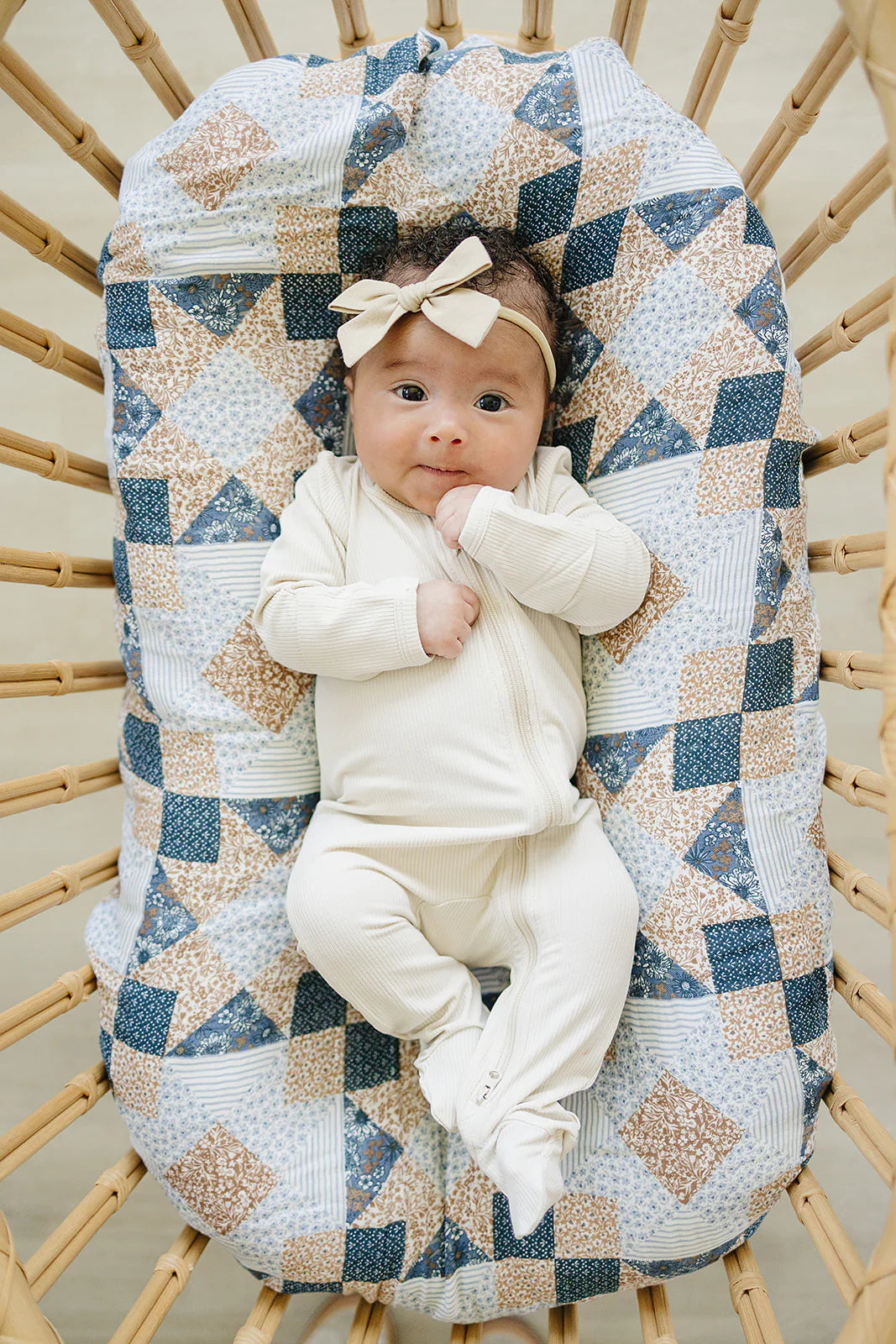 PATCHWORK MUSLIN SWADDLE BLANKET
