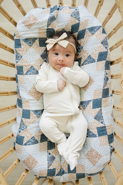 PATCHWORK MUSLIN SWADDLE BLANKET
