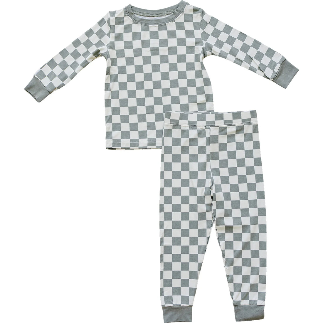 GREEN CHECKERED BAMBOO COZY SET