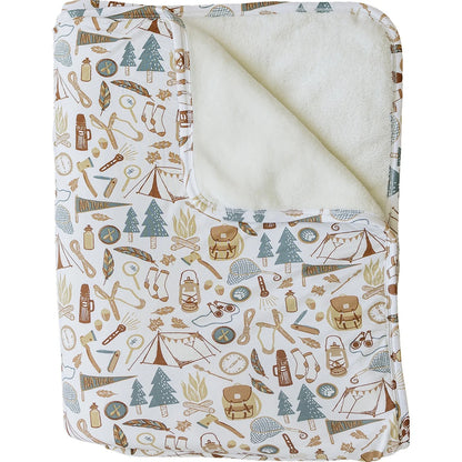 CAMPING TRIP BAMBOO FLEECE QUILT