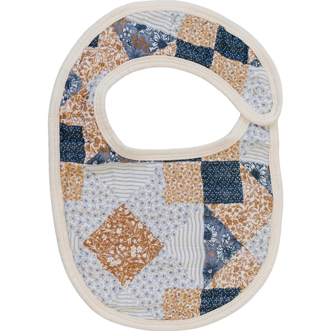 PATCHWORK PRINT MUSLIN BIB