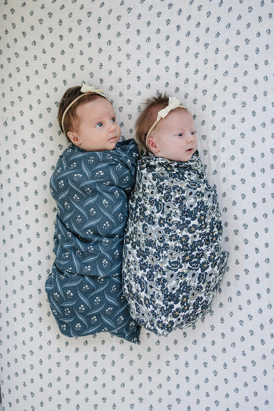 LIBERTY FLORAL MUSLIN SWADDLE