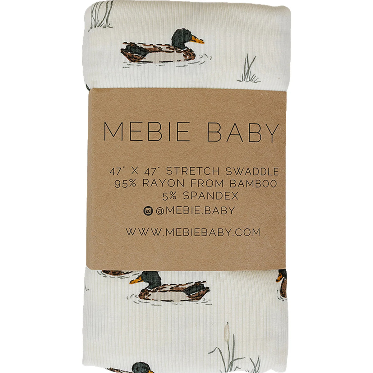 DUCKS BAMBOO STRETCH SWADDLE