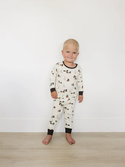 DUCKS RIBBED BAMBOO COZY SET