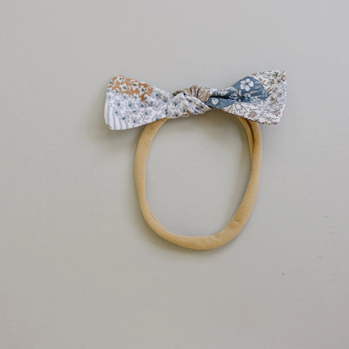 PATCHWORK PRINT HAIR BOWS