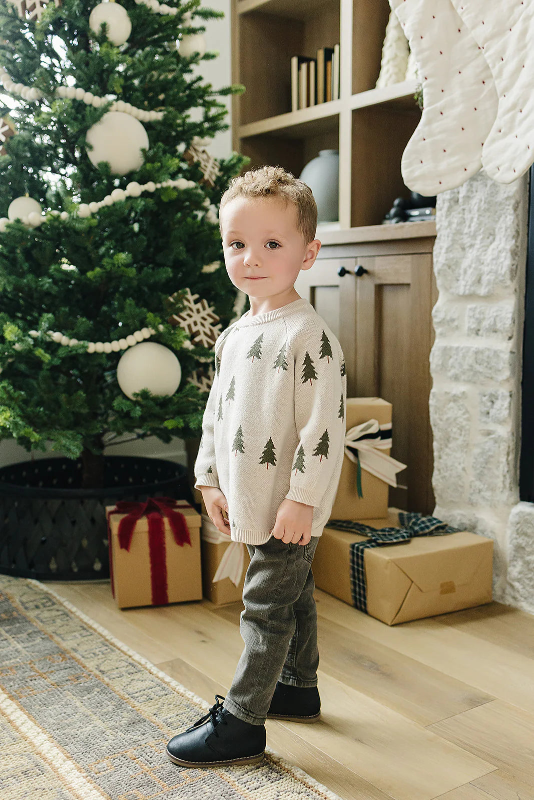 PINE TREE KNIT SWEATER