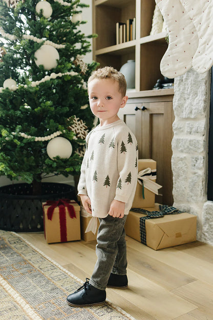PINE TREE KNIT SWEATER