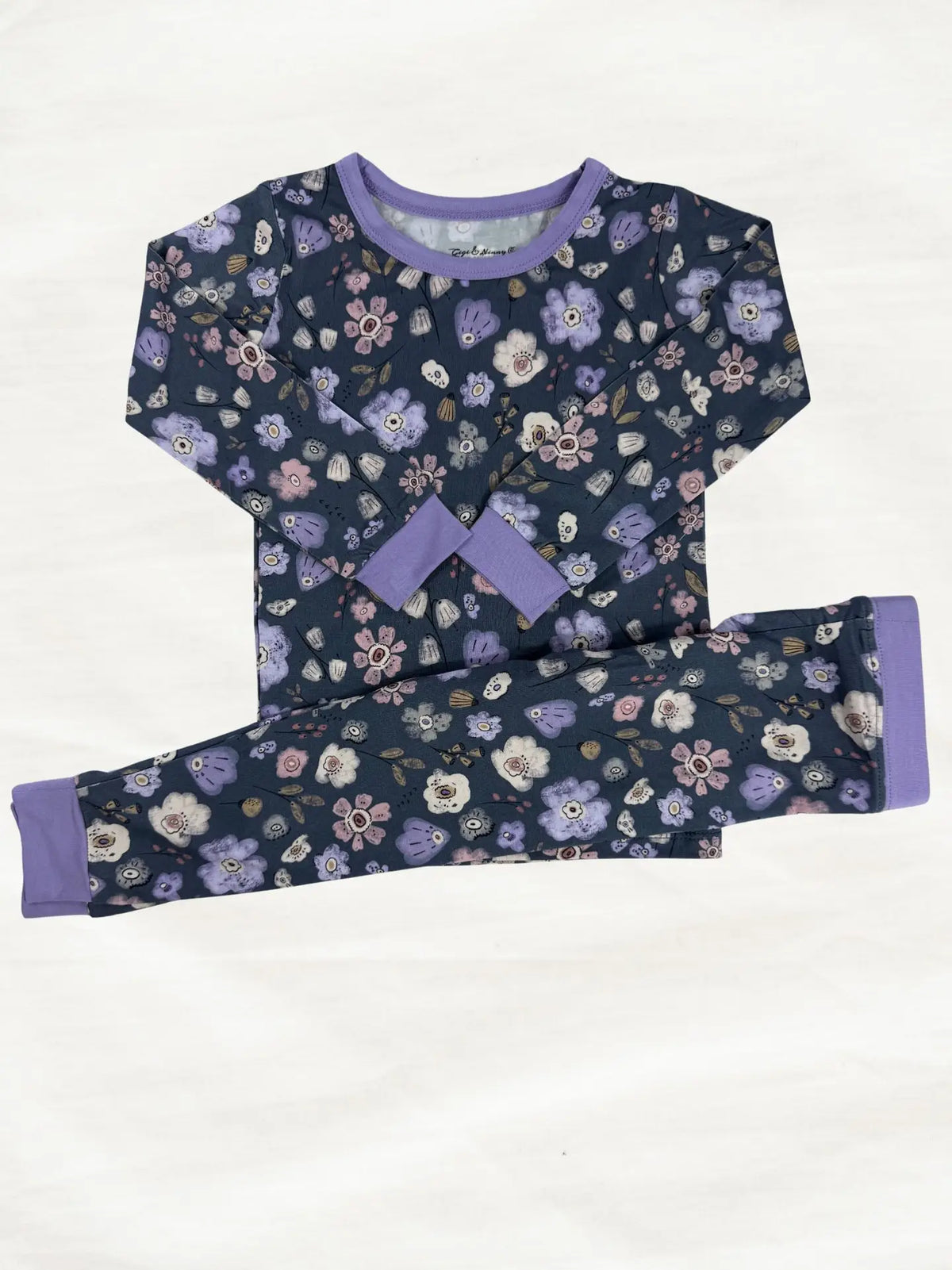 PURPLE WHIMSY BAMBOO TWO PIECE SET