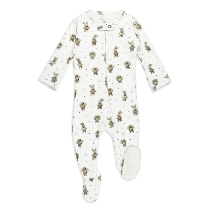 BUNNY SHADOW ONESIE - ORGANIC COTTON