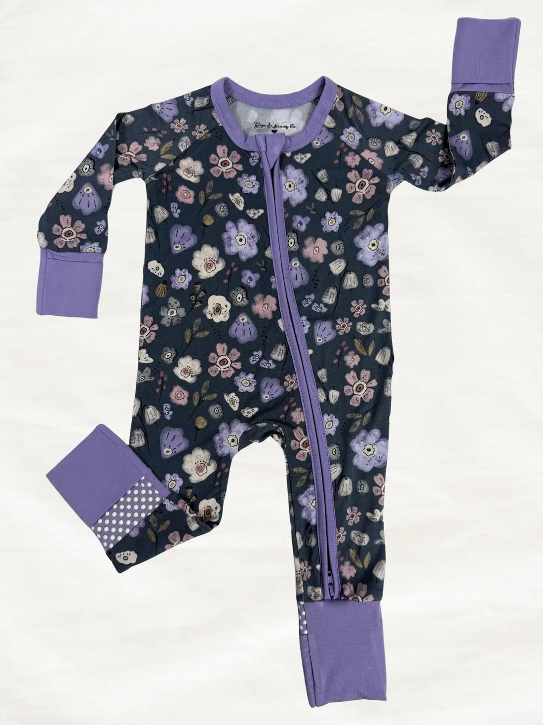 PURPLE WHIMSY BAMBOO ZIPPY