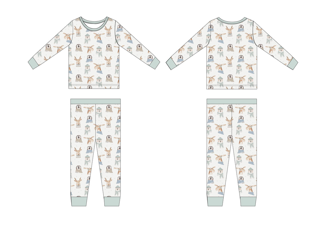 WINTER FRIENDS PJ SET
