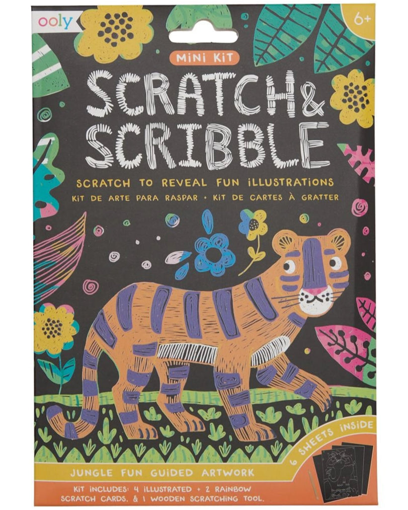 SCRATCH + SCRIBBLE ART SET