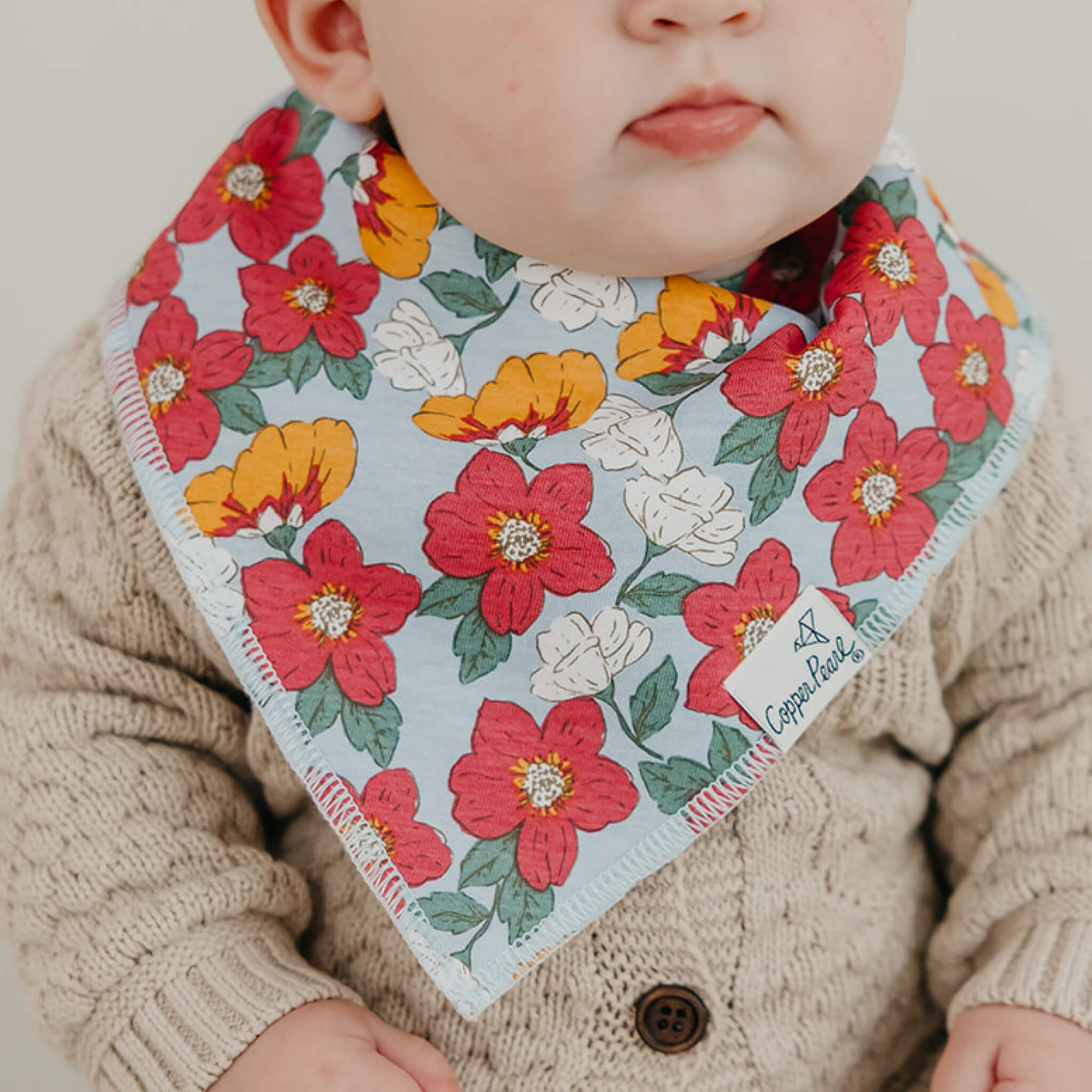 BABY BANDANA BIBS - IVY