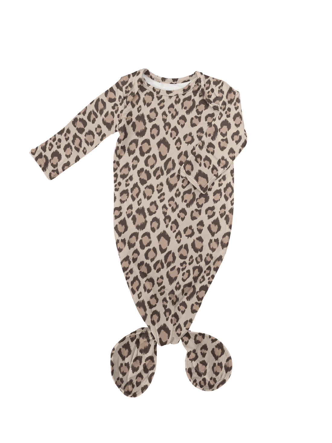 CLASSIC LEOPARD KNOT GOWN