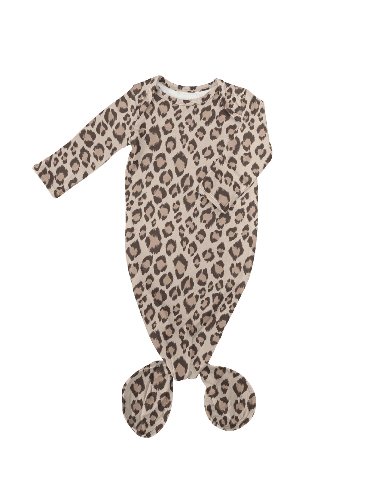 CLASSIC LEOPARD KNOT GOWN
