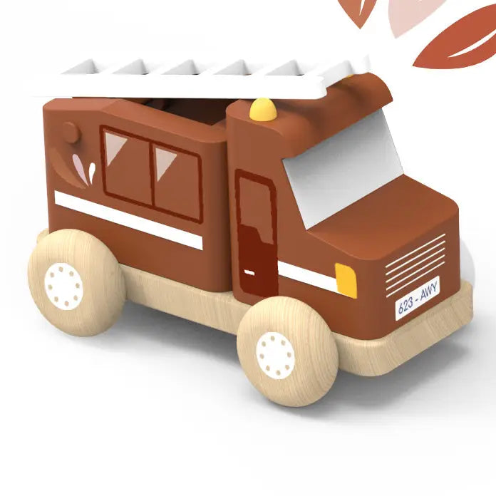 WOODEN FIRE TRUCK