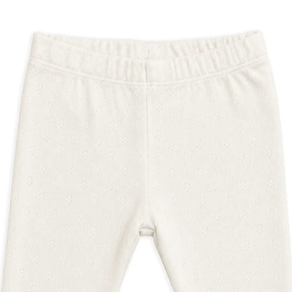 POINTELLE KNIT STRETCH LEGGINGS
