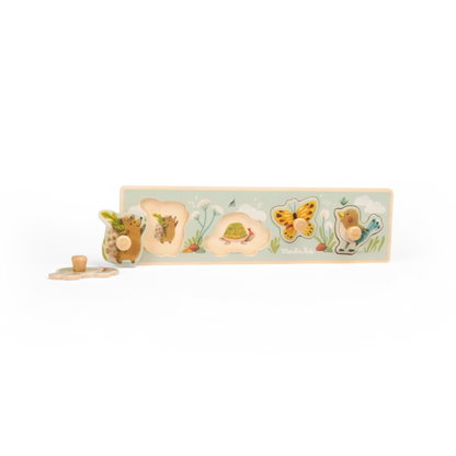WOODEN ANIMAL PUZZLE - 3 LITTLE RABBITS