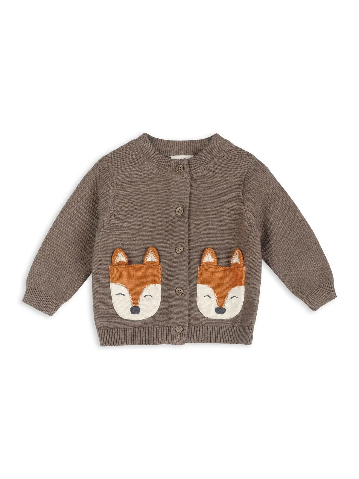 FOX POCKET KNIT CARDIGAN
