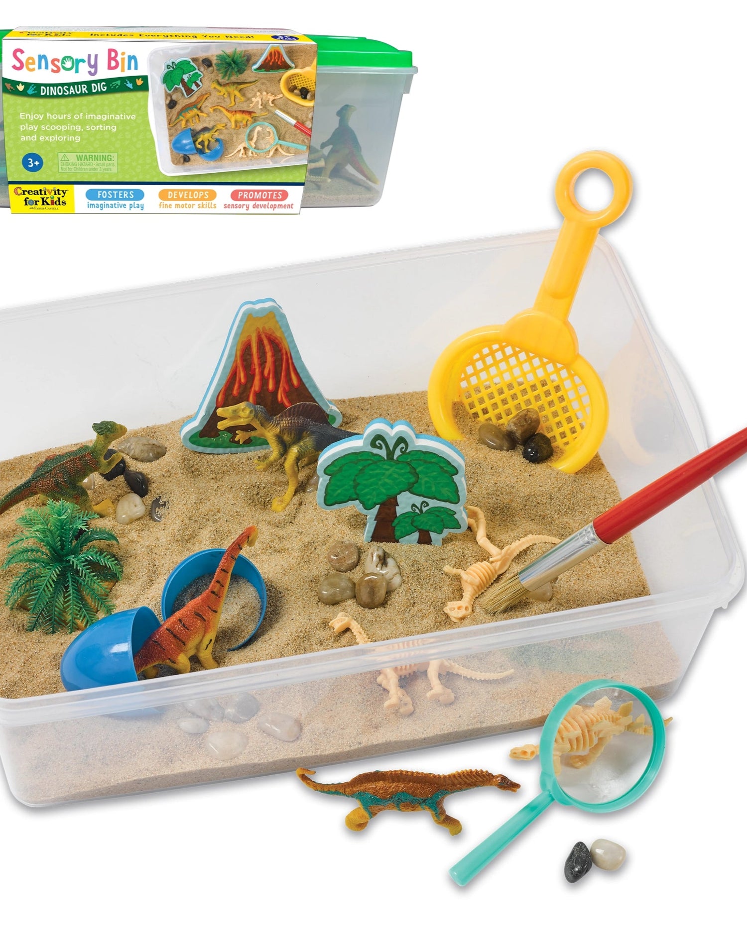 SENSORY ACTIVITY BIN - DINOSAUR DIG