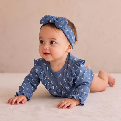 INDIGO BLOOM ORGANIC HEAD WRAP