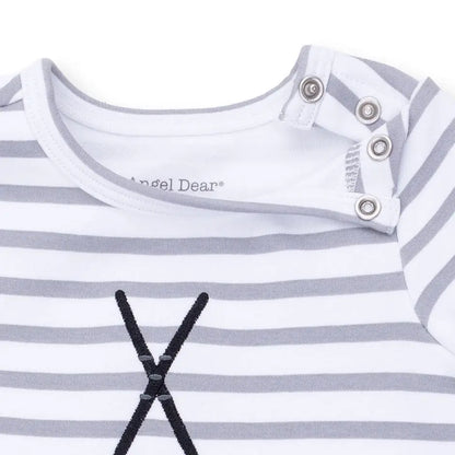 LONG SLEEVE SNAP ROMPER - HOCKEY