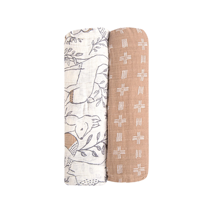 EZRA 2 PC. SWADDLE WRAPS