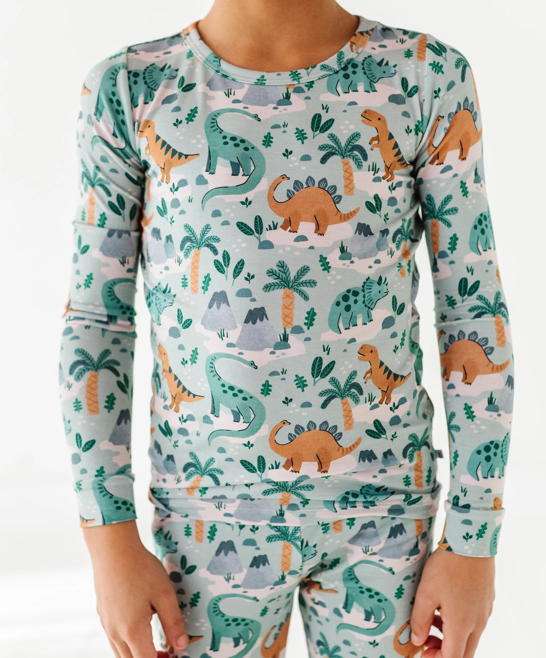KIDS BAMBOO PAJAMAS - DINOSAUR