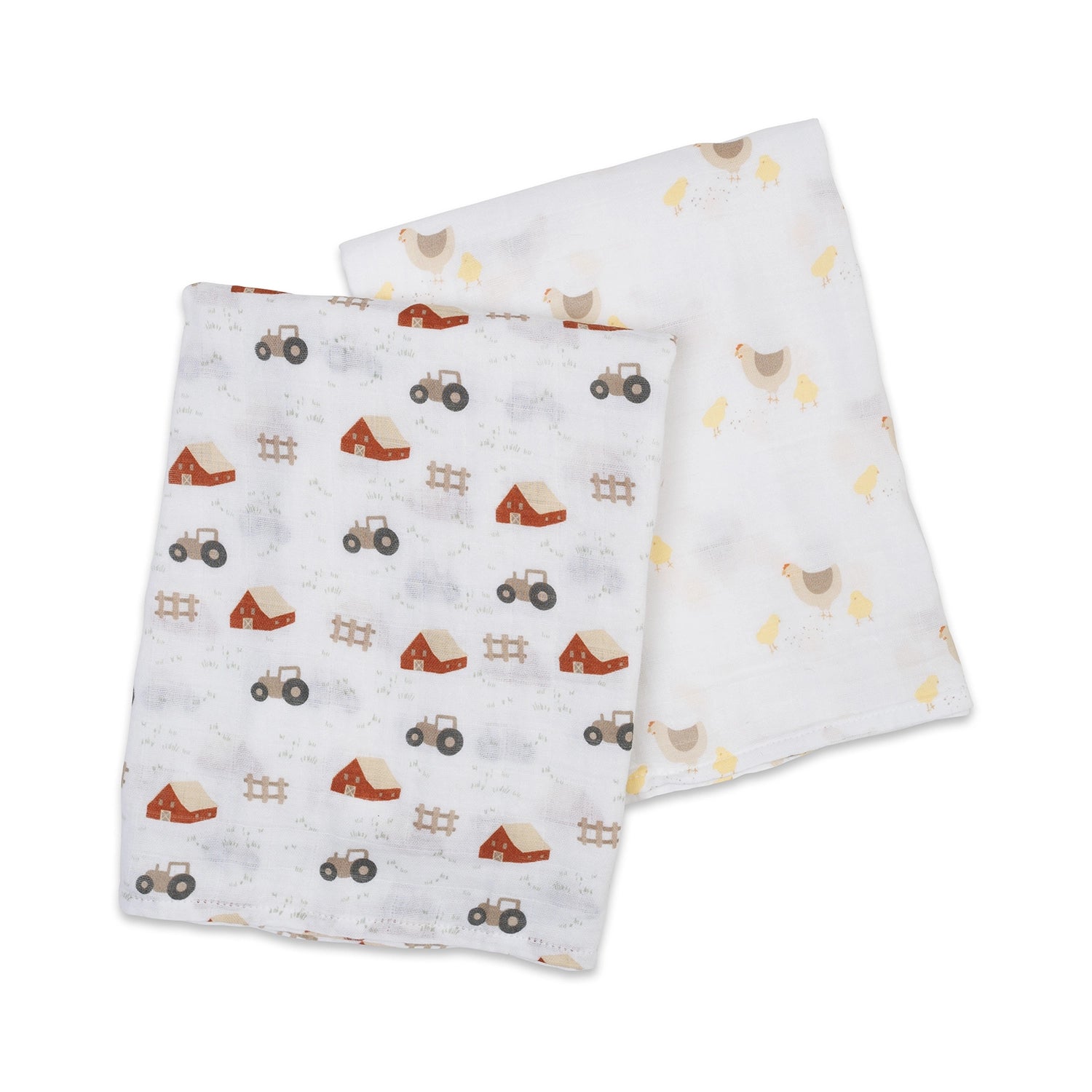 BARNYARD MUSLIN SWADDLE - 2 PACK