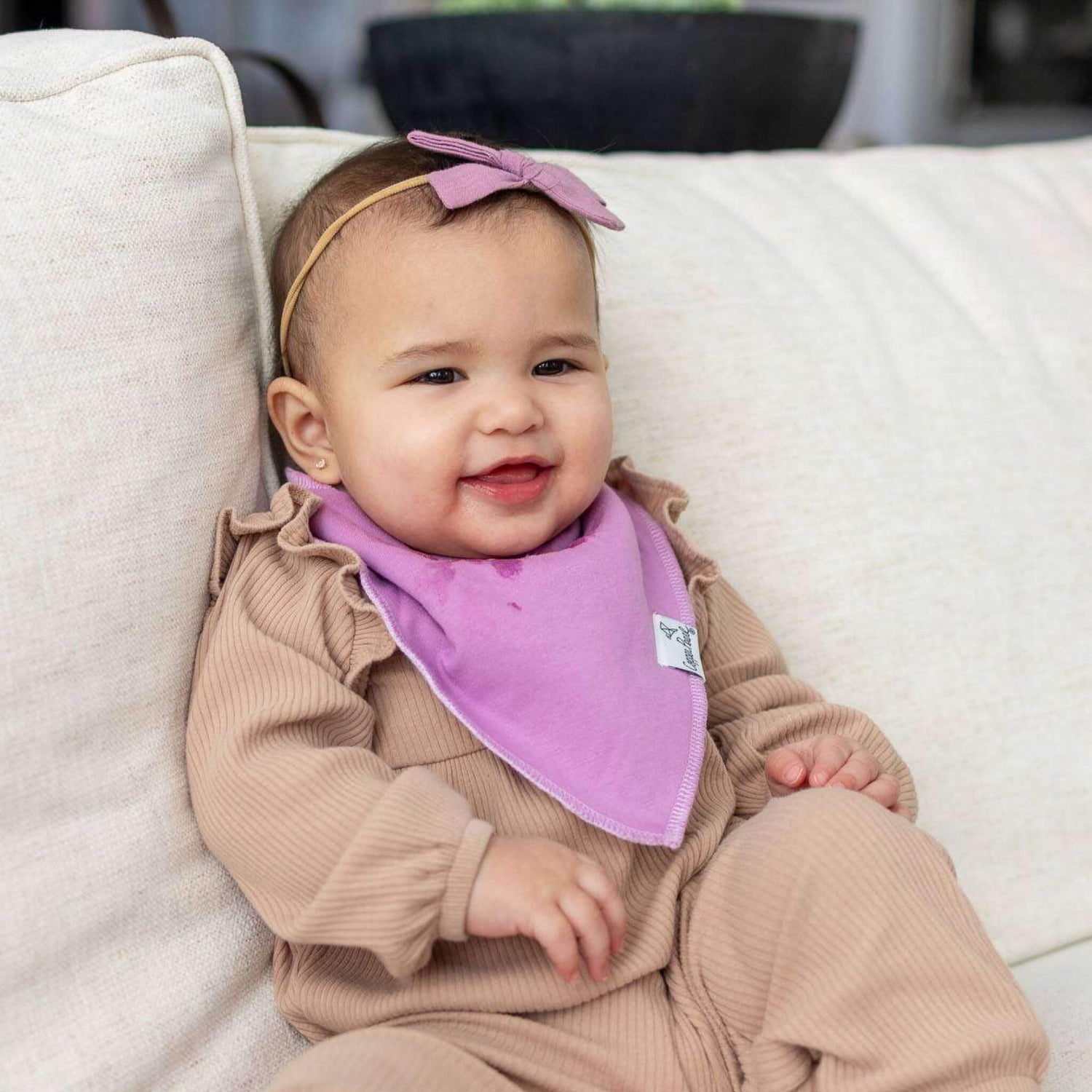 BABY BANDANA BIBS - FLORA