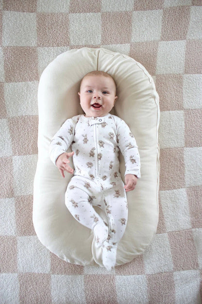 BUNNY SHADOW ONESIE - ORGANIC COTTON