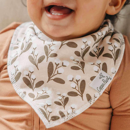 BABY BANDANA BIBS - OLIVE