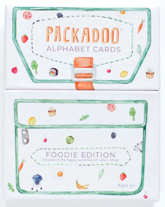 FOODIE THEMED ABC FLASHCARDS