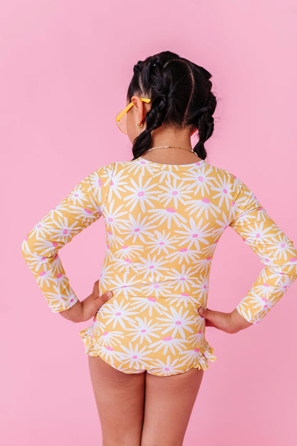 DAISY ONE PIECE RASH GUARD