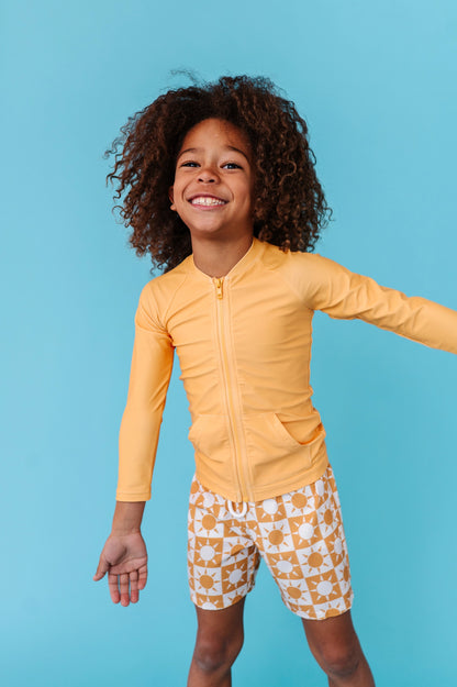 SUNBURST SWIM SHORTS