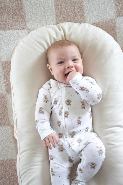 BUNNY SHADOW ONESIE - ORGANIC COTTON