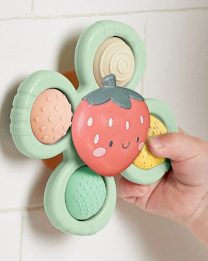 STRAWBERRY - POP &amp; WHIRL, BATH + TRAVEL TOY