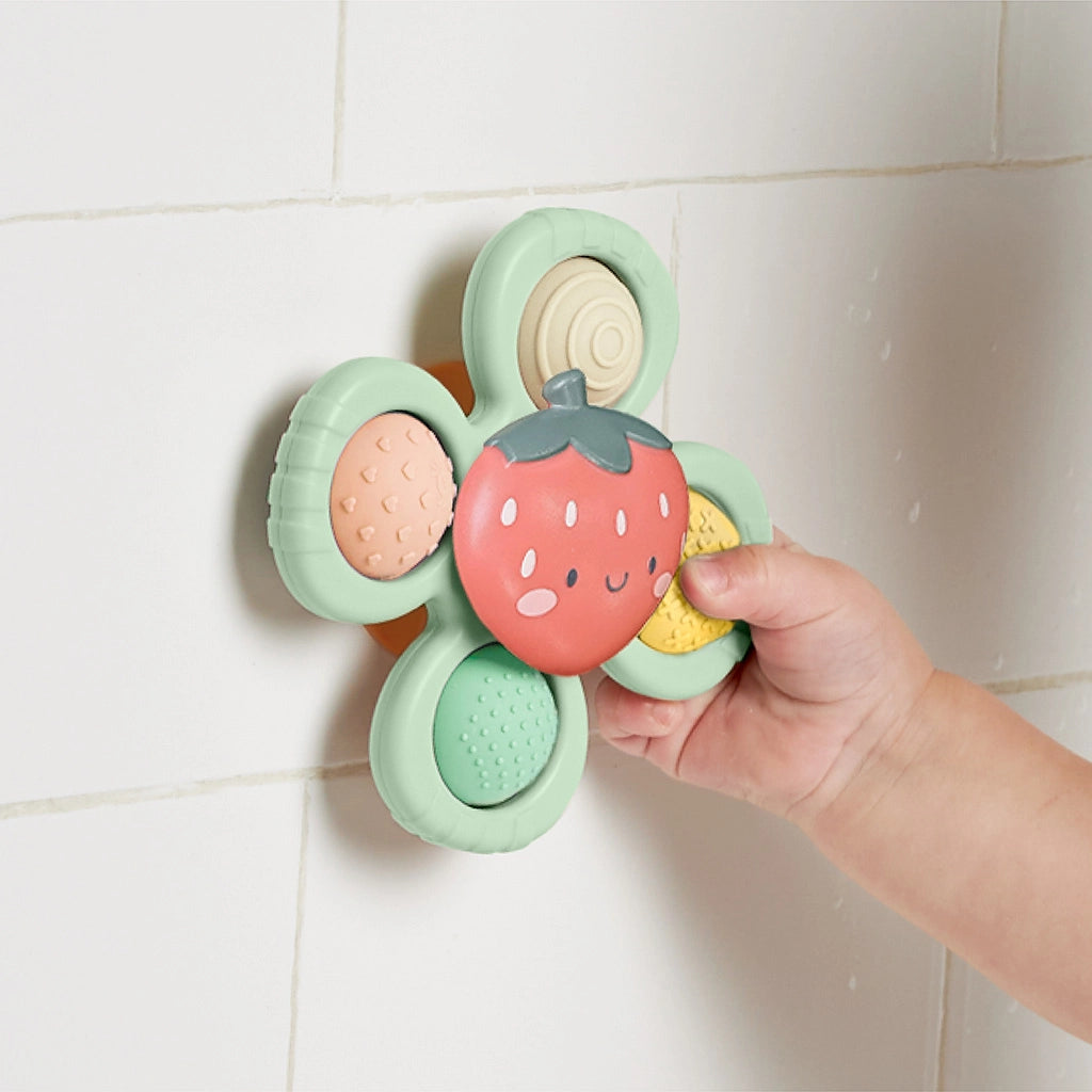 STRAWBERRY - POP &amp; WHIRL, BATH + TRAVEL TOY