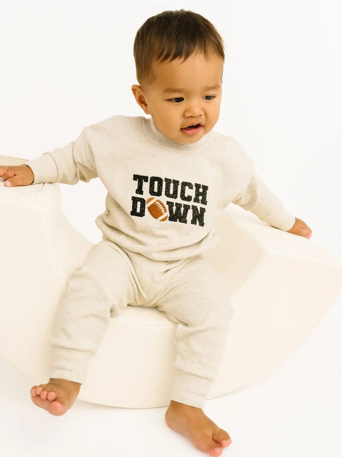 TOUCHDOWN EMBROIDERED CREWNECK SET