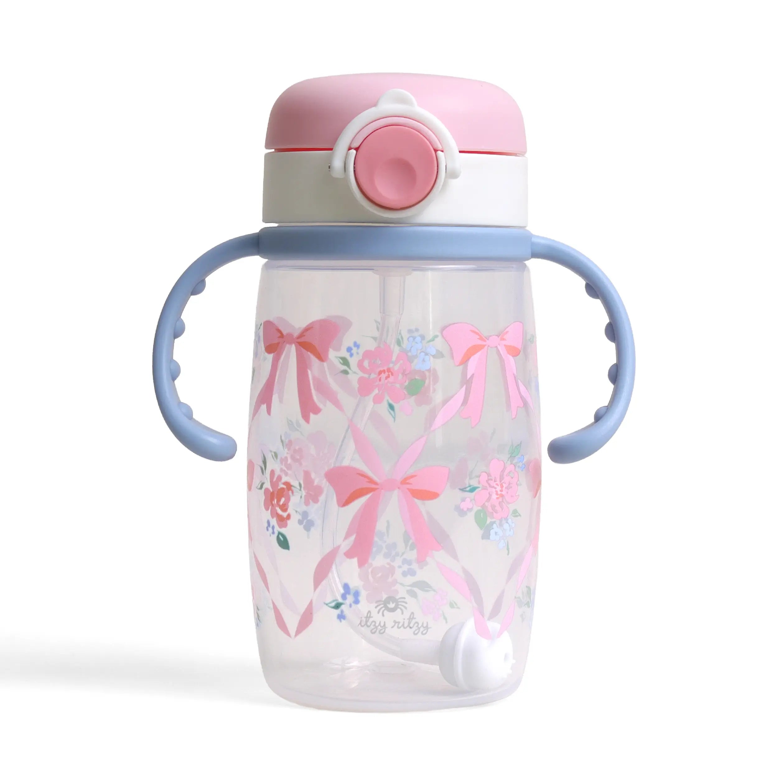 ITZY SIPS STRAW CUP - RIBBONS + ROSES