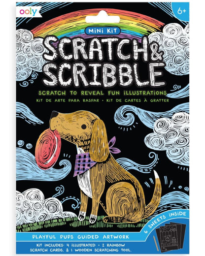 SCRATCH + SCRIBBLE ART SET