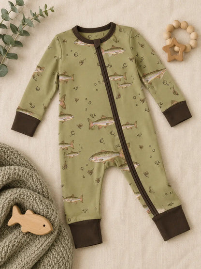 UP NORTH TROUT BAMBOO ONE PIECE