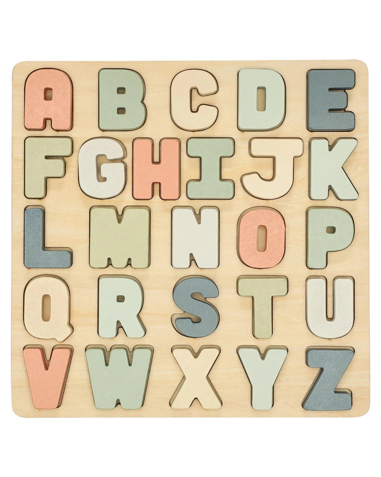 WOOD ALPHABET PUZZLE