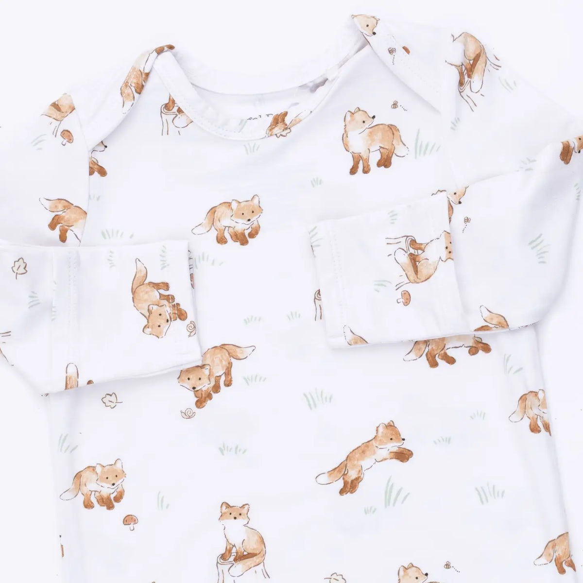 LITTLE EXPLORER FOX - GOWN + KNOTTED HAT