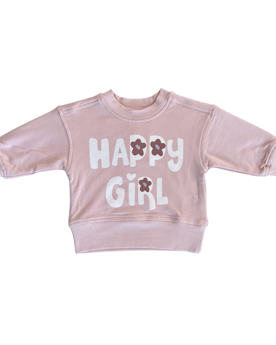 HAPPY GIRL BOXY SWEATSHIRT