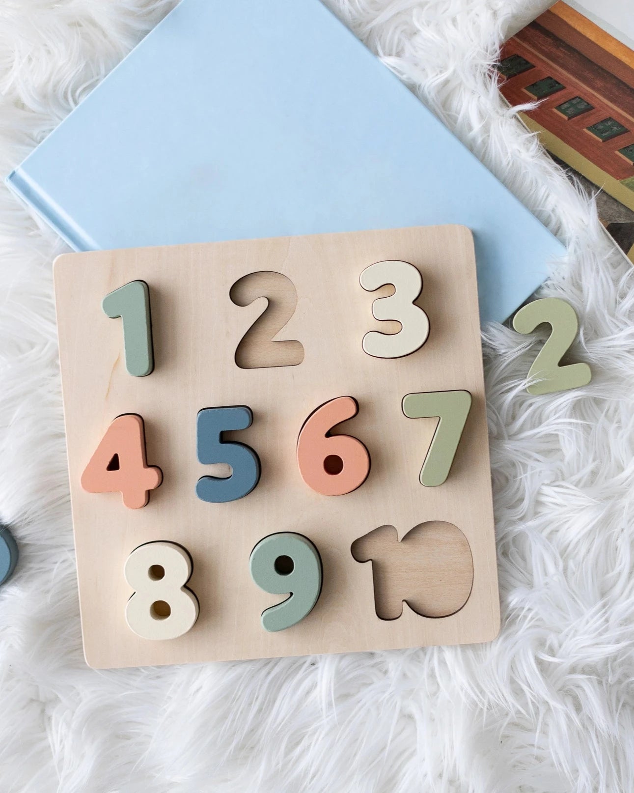 WOOD NUMBER PUZZLE