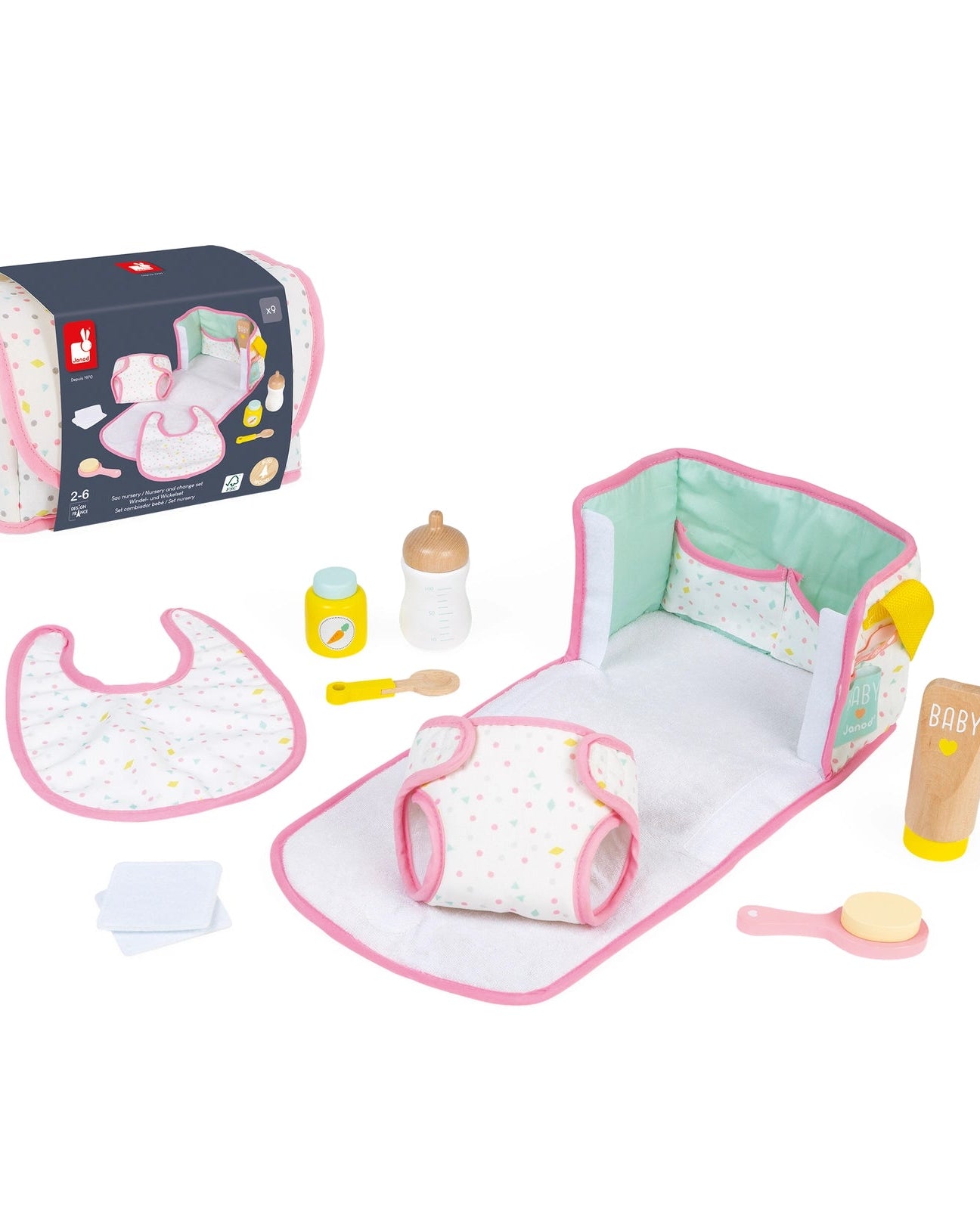 NURSING + CHANGING PLAY SET